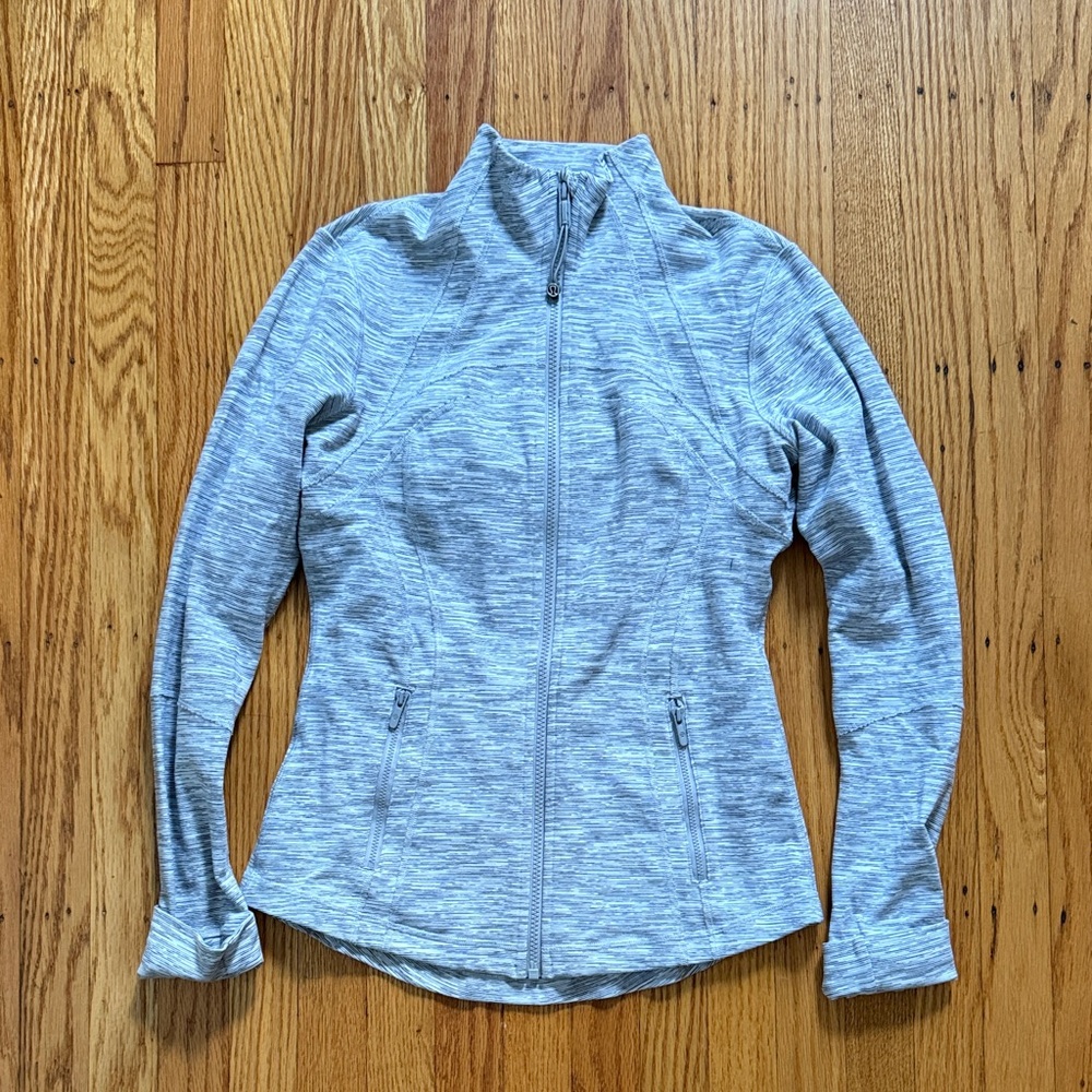 Lululemon Women's Gray Define Zip-Up Jacket - Size 8